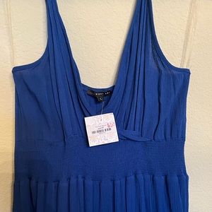 NWT Blue Maxi dress- size Large
